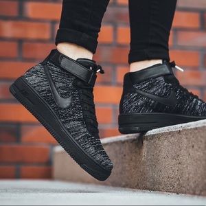 black air force 1 high top womens